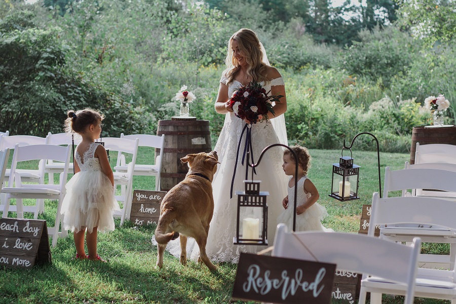 children in the ceremony