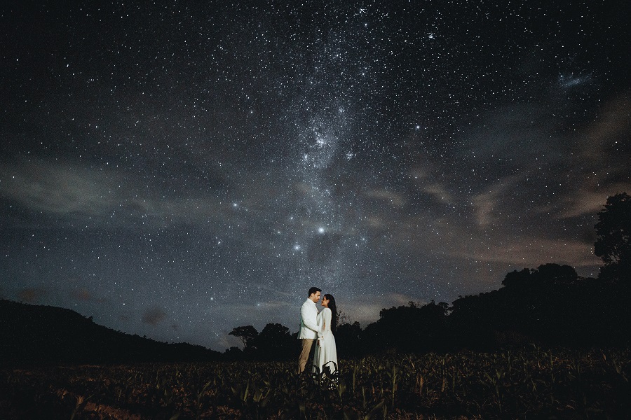 mariage au clair de lune